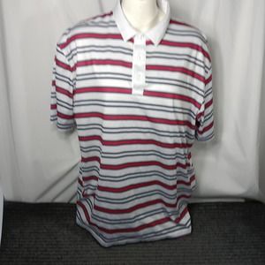 Callaway Opi-Dri Men Golf Shirt White Red